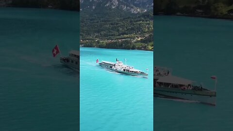 Swiss Lake Boat Lötschberg #shipping #boats #ships #sailing