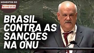 Embaixador do Brasil na ONU condena sanções à Rússia | Momentos