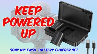 JYJZPB NP-FW50 Battery Charger Set Review