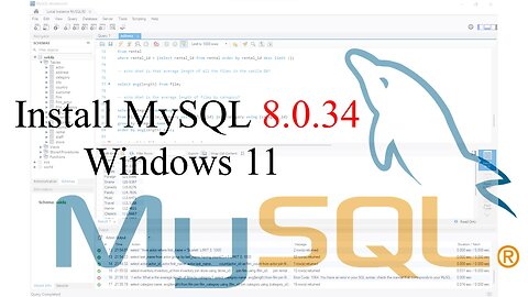 How to Install MySQL Server and Workbench (Version 8.0.34) on Windows 11