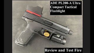 ADE PL200-A Flashlight - Test and Review