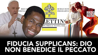 FIDUCIA SUPPLICANS: DIO NON BENEDICE IL PECCATO (con Padre Janvier Gbénou)