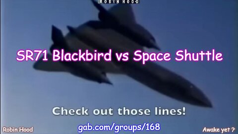 The SR71 Blackbird vs The Space Shuttle