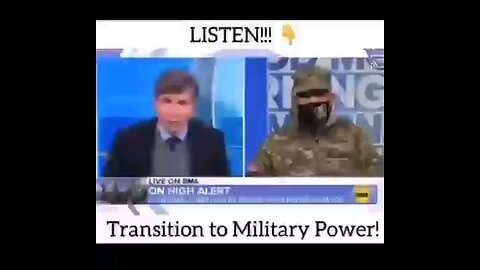 A Peaceful Transition To Military Power - January 18, 2021