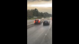 Vehicle Speeding On Highway 401