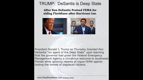 BQQM - TRUMP: RON DESANTIS IS A DEEP STATE -