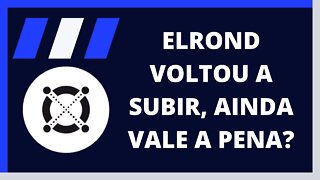 ELROND (EGLD) AINDA VALE A PENA PARA O PRÓXIMO CICLO??