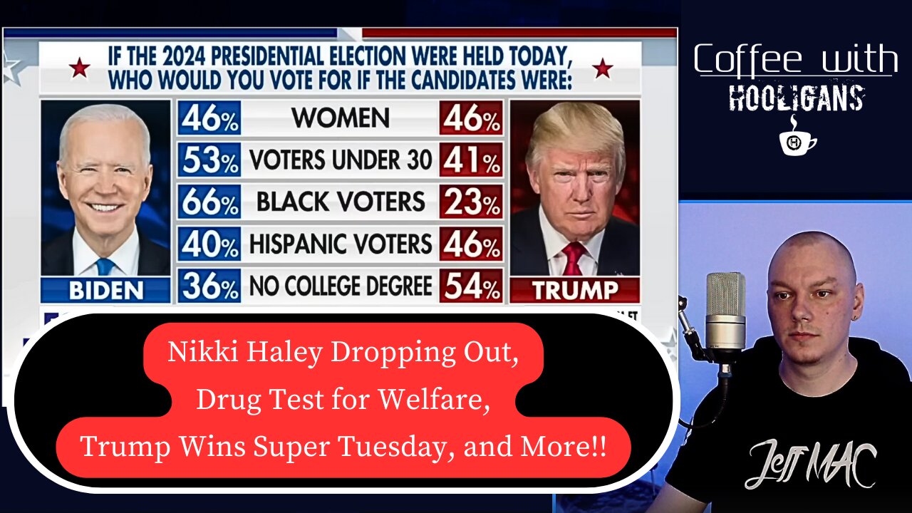Nikki Haley Dropping Out, Drug Test for Welfare, Trump Wins Super