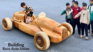 90 Days Building Audi Race Car - Auto Union Type D 1938 For My Daughter