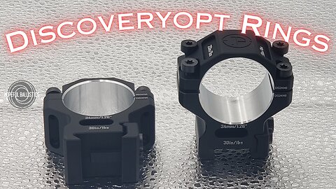I was impressed with these scope rings!