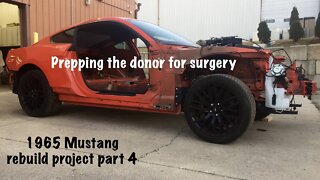 Gutting the 2015 Mustang GT for the 1965 coyote swap rebuild project