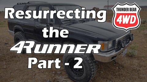 1990 Toyota 4Runner - Brake inspection, Replace Cap & Rotor, Plug Wires and Starter
