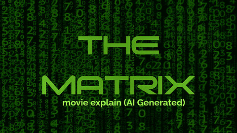 WHAT IS THE MATRIX???? AI GENERATED...MOVIE EXPLAINED BY AI