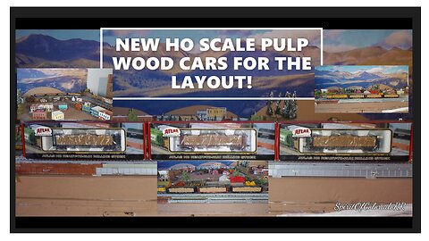 NEW HO SCALE PULP WOOD CARS FOR THE LAYOUT!