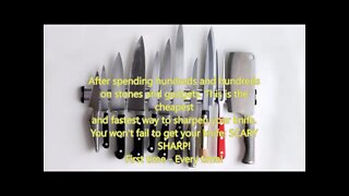 New to sharpening knives? Scary sharp Knife 1st time - every time!