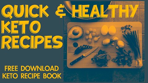QUICK & HEALTHY KETO RECIPES [Free Download In Description]