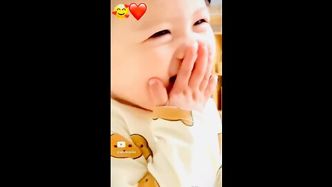 Cute baby laughing and smiling 🥺😍