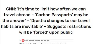 NO TRAVEL FOR YOU - TRAVEL FREEDOM MEETS CARBON PASSPORTS