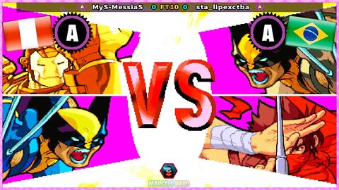 Marvel Vs Capcom: Clash Of Super Heroes (MyS-MessiaS Vs. sta_lipexctba) [Peru Vs. Brazil]
