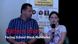 7. Hazards of Masks-PANEL-Part SIX: Ryder's Story Facing School Mask Mandates