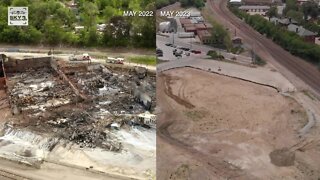 Nox-Crete chemical plant site | One year after fire
