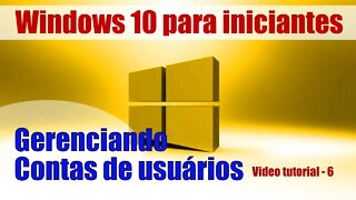 Como criar e alterar nome da conta de usuario no windows 10