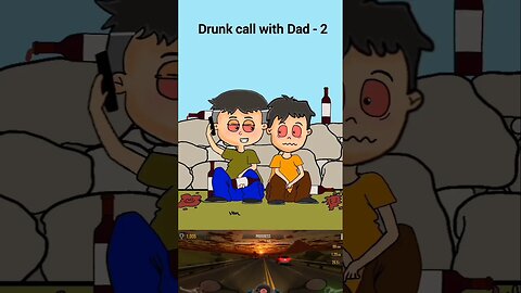 Drinking Call With Dad 😅|| Part 2 Unbelievable Funny Animation Reaction 😁🤣 #ramrajgaming #gaming