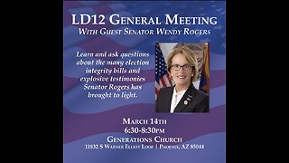 Take a Risk or Lose the Chance, AZ Senator Wendy Rogers. #InvestigateAZ #SaveAmerica #ForTheChildren