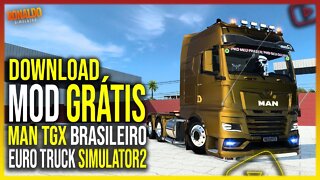 ▶️SAIU - MAN TGX BRASILEIRO COM MUITOS ACESSÓRIOS EURO TRUCK SIMULATOR 2 1.44 1.45