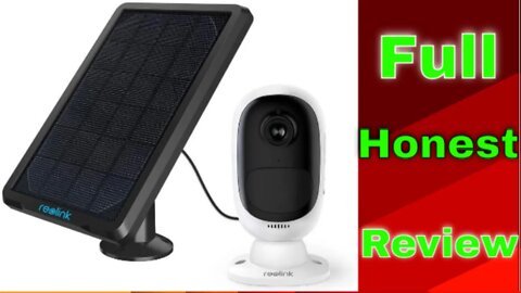 Reolink Outdoor Security Camera Wireless Rechargeable Battery 1080P Video Argus 2 + Solar Panel
