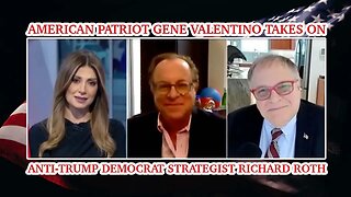 American Patriot Gene Valentino takes on anti-Trump Democrat Strategist Richard Roth from New York 🧨