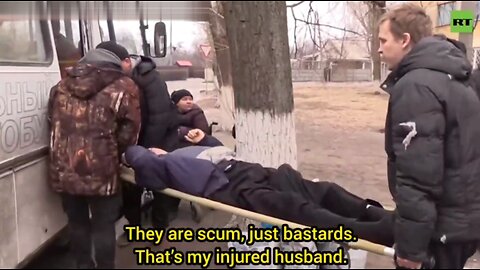 Former Ukraine, Soledar: An elderly couple describes the crimes of the Ukro-Nazis