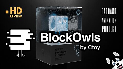 BlockOwls THE MOST DETAILED #Cardano Animation NFT Project EVER