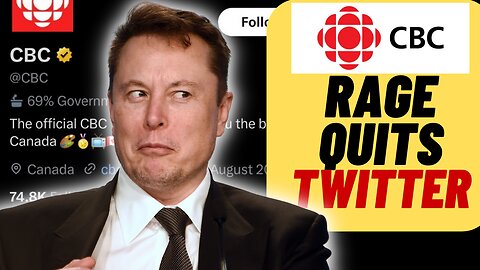 CBC Rage Quits Twitter #defundthecbc