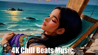 Chill Beats Music - Lofi Morning Stretch | (AI) Audio Reactive Cinematic | Seychelles' Grace