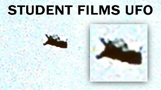 Caught on Tape 2023, UFO 2023, Student Captures UFO on Camera in High Detail