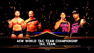 AEW Dynamite FTR vs The Acclaimed for the AEW Tag Team Championships