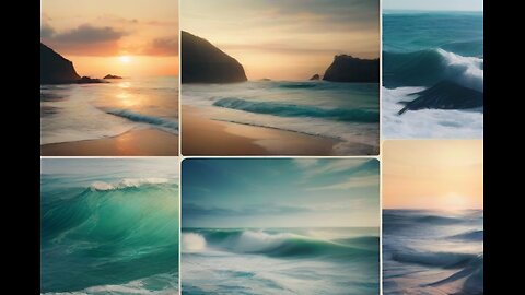 "Ocean Symphony: A Visual Journey into Nature's Beauty"