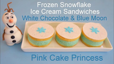 Copycat Recipes Frozen Ice Cream Sandwiches! White Chocolate & Blue Moon Ice Cream Recipe