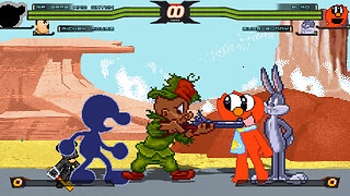 MUGEN - Mr. Game and Watch & Mickey Mouse vs. Elmo & Bugs Bunny - Download