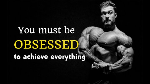 You must be OBSESSED | Motivational Speech