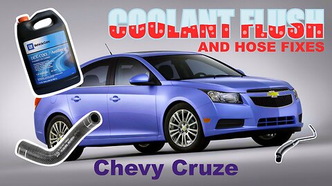Chevy Cruze Coolant Flush and Engine Oil Cooler and Turbo Cooler Line Fixes