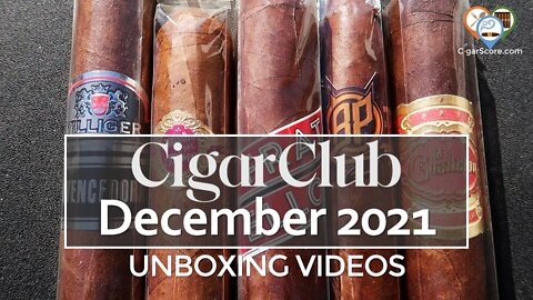 UNBOXING – CigarClub DECEMBER 2021 – Est. $44.80 Value?