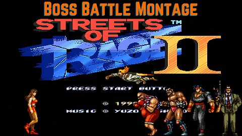 Streets of Rage 2 Boss Montage: Retro Sega Genesis/Mega Drive Beat 'Em Up Highlights 🎮