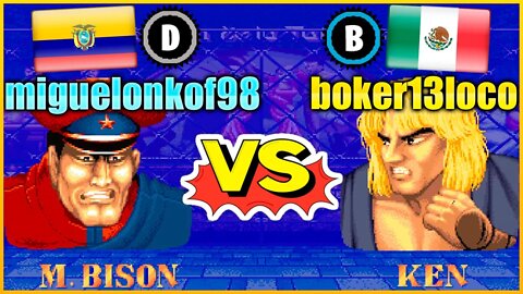 Street Fighter II': Champion Edition (miguelonkof98 Vs. boker13loco) [Ecuador Vs. Mexico]