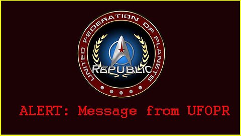 Message from UFOPR.