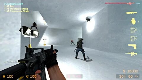 Counter-Strike: Source (2022) fy_iceworld Multiplayer Gameplay