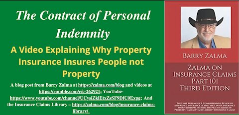 The Contract of Personal Indemnity