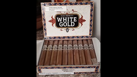 Aleck bradley white gold cigar.