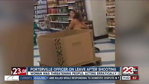 Porterville officers shoot Bakersfield woman holding a knife inside 99 Cents Store